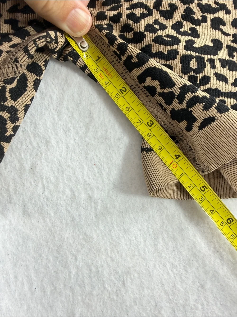 BLAKELEY Cheetah Biker Short Workout Seamless Leopard Size S/M Matching Set